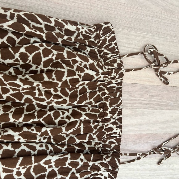 Rylee + Cru animal print dress NWT. Giraffe spots - Picture 7 of 8